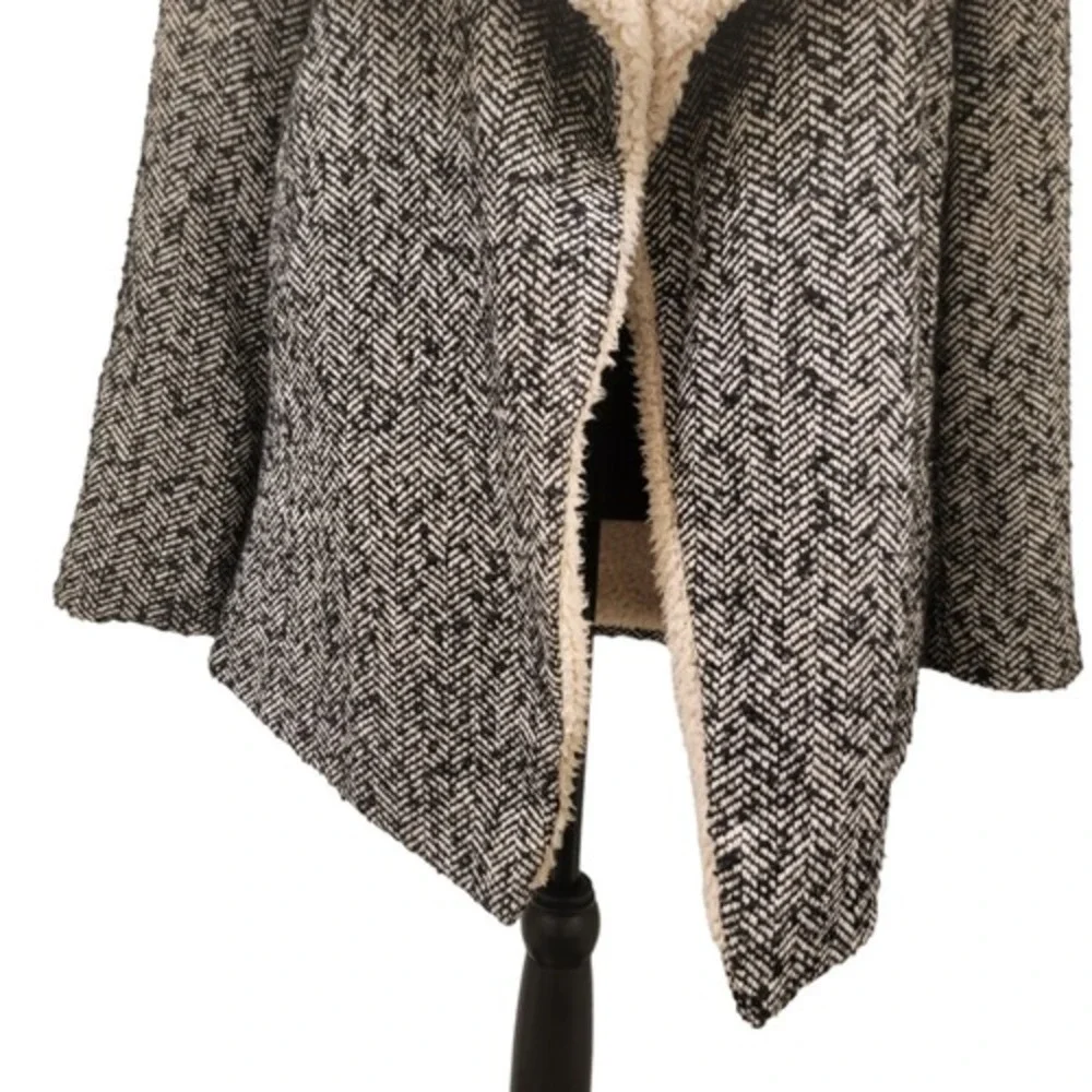 Tulle tweed sherpa